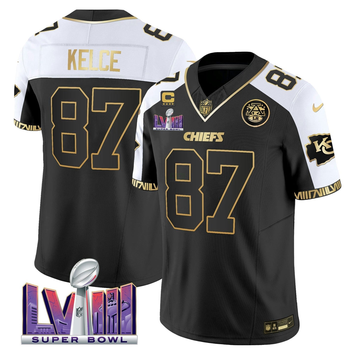 Camisa NFL Men’s Super Bowl LVIII Pattern Vapor Jersey