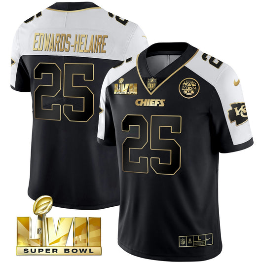 Camisa NFL Kansas City Chiefs Men’s Super Bowl Vapor Dourada Jersey