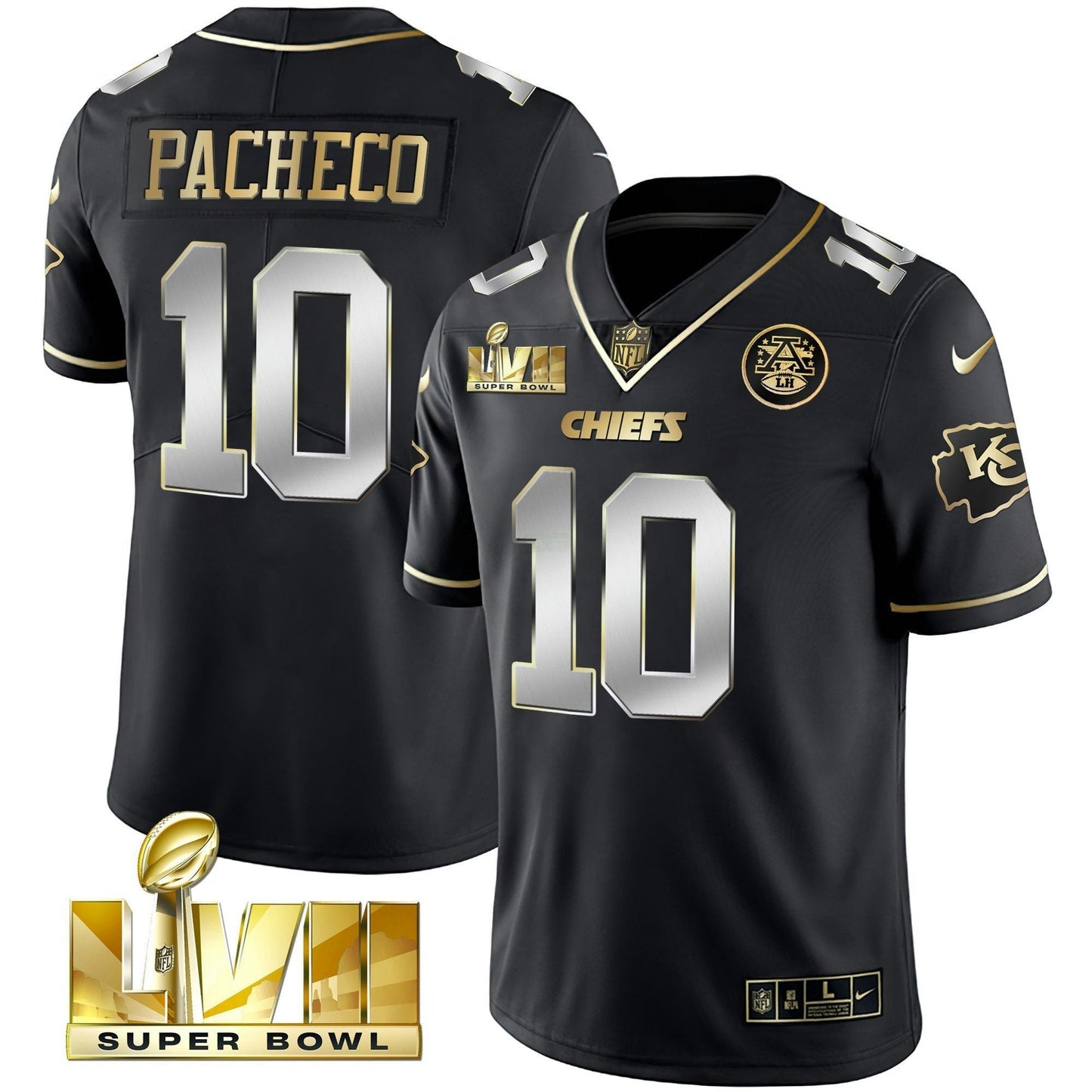 Camisa NFL Men’s Super Bowl Vapor Dourada Jersey V2