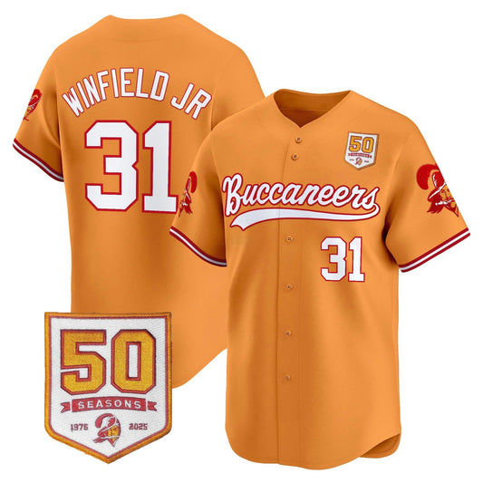 Camisa NFL Men’s Tampa Bay 50th Season Patch Vapor Jersey