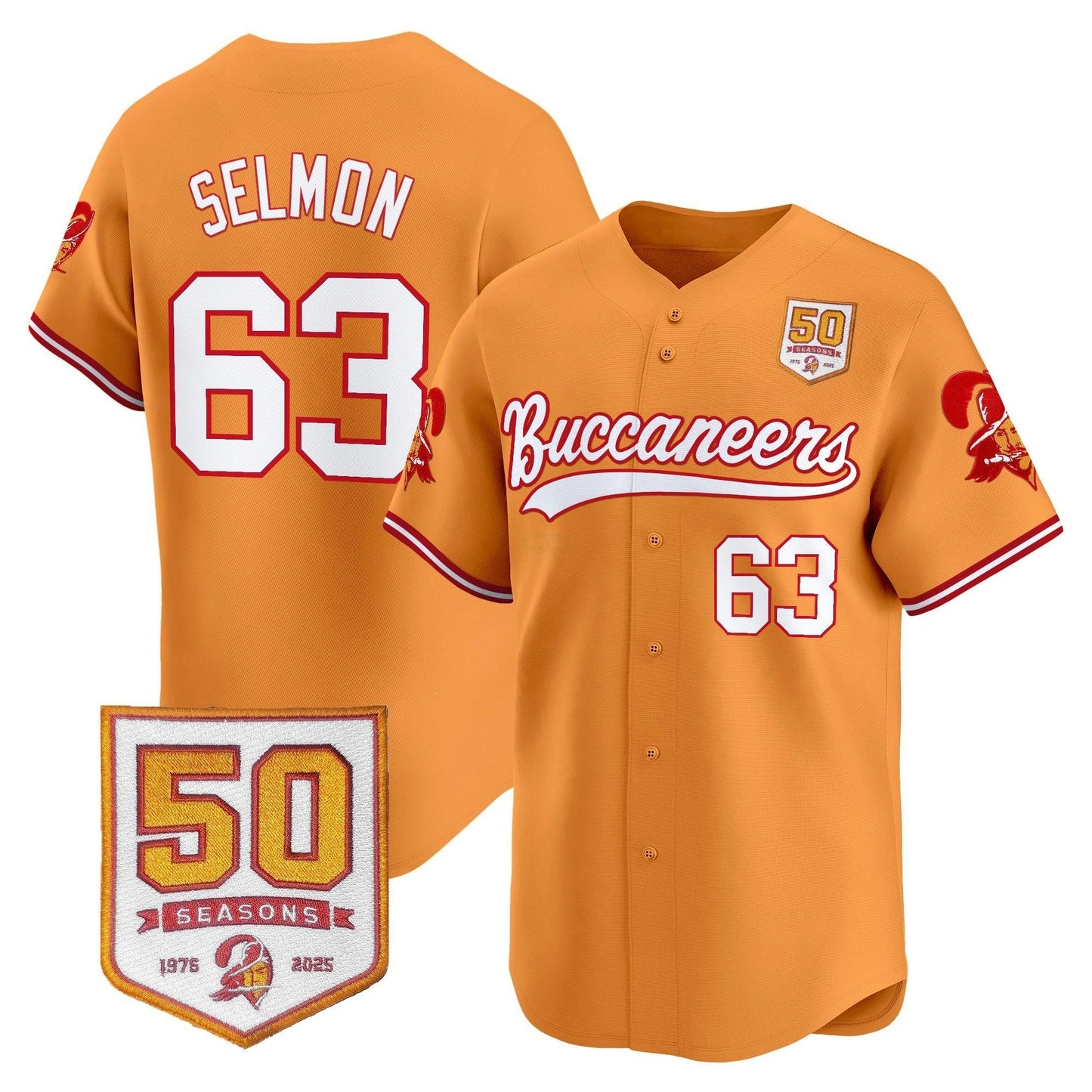 Camisa NFL Men’s Tampa Bay 50th Season Patch Vapor Jersey