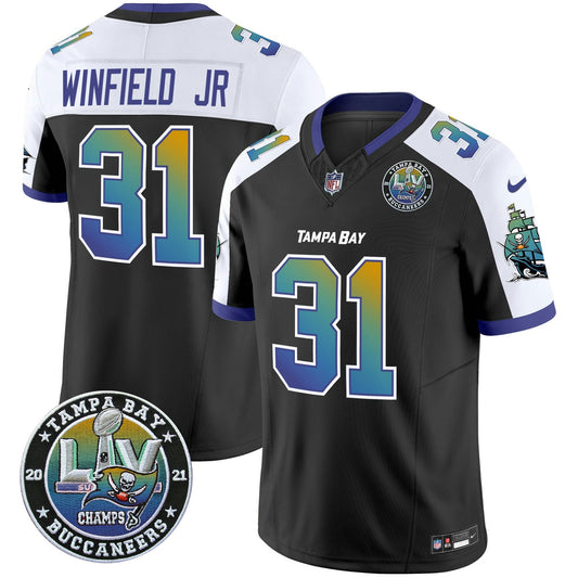 Camisa NFL Men’s “Tampa City” Super Bowl LIV Patch Vapor Limited Jersey