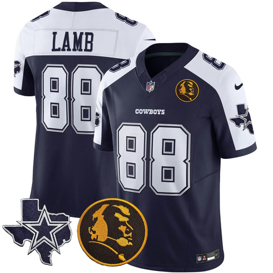 Camisa NFL Men’s Texas & John Madden Patch Vapor Limited Jersey