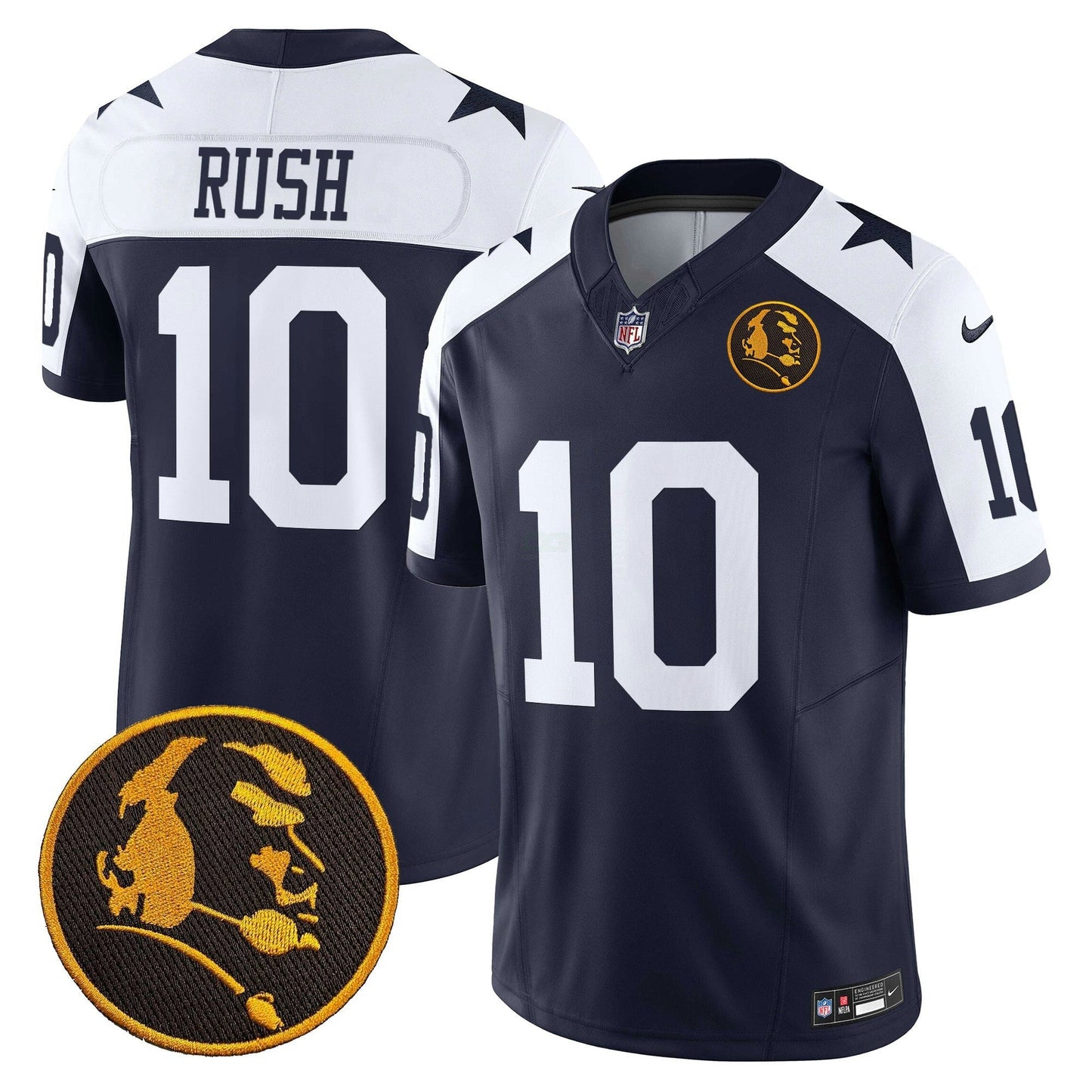 Camisa NFL Men’s Texas & John Madden Patch Vapor Limited Jersey V2