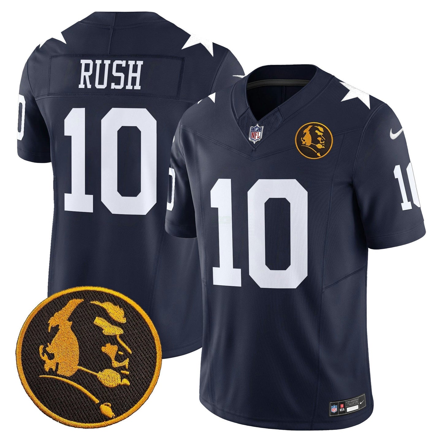 Camisa NFL Men’s Texas & John Madden Patch Vapor Limited Jersey V2