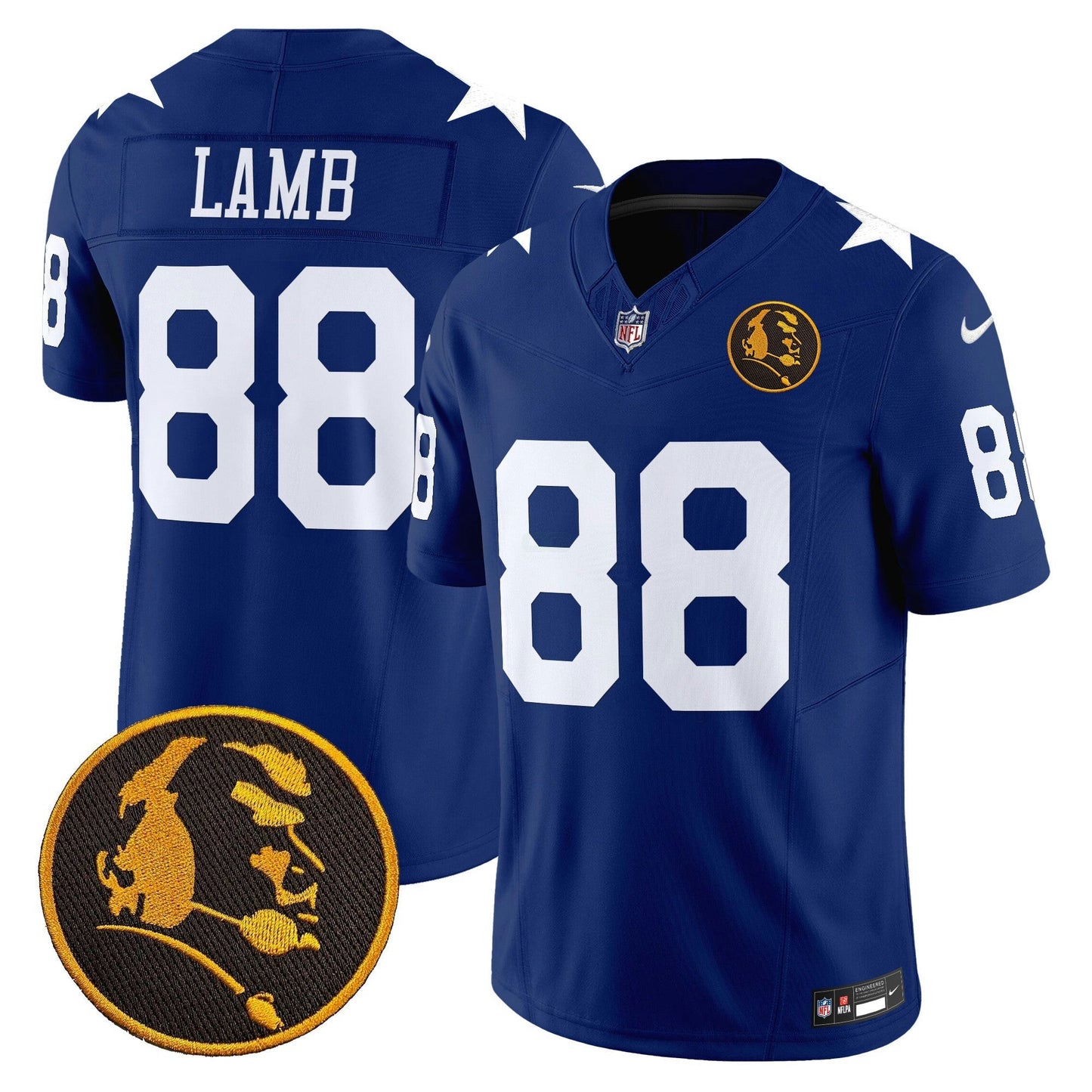 Camisa NFL Men’s Texas & John Madden Patch Vapor Limited Jersey V2
