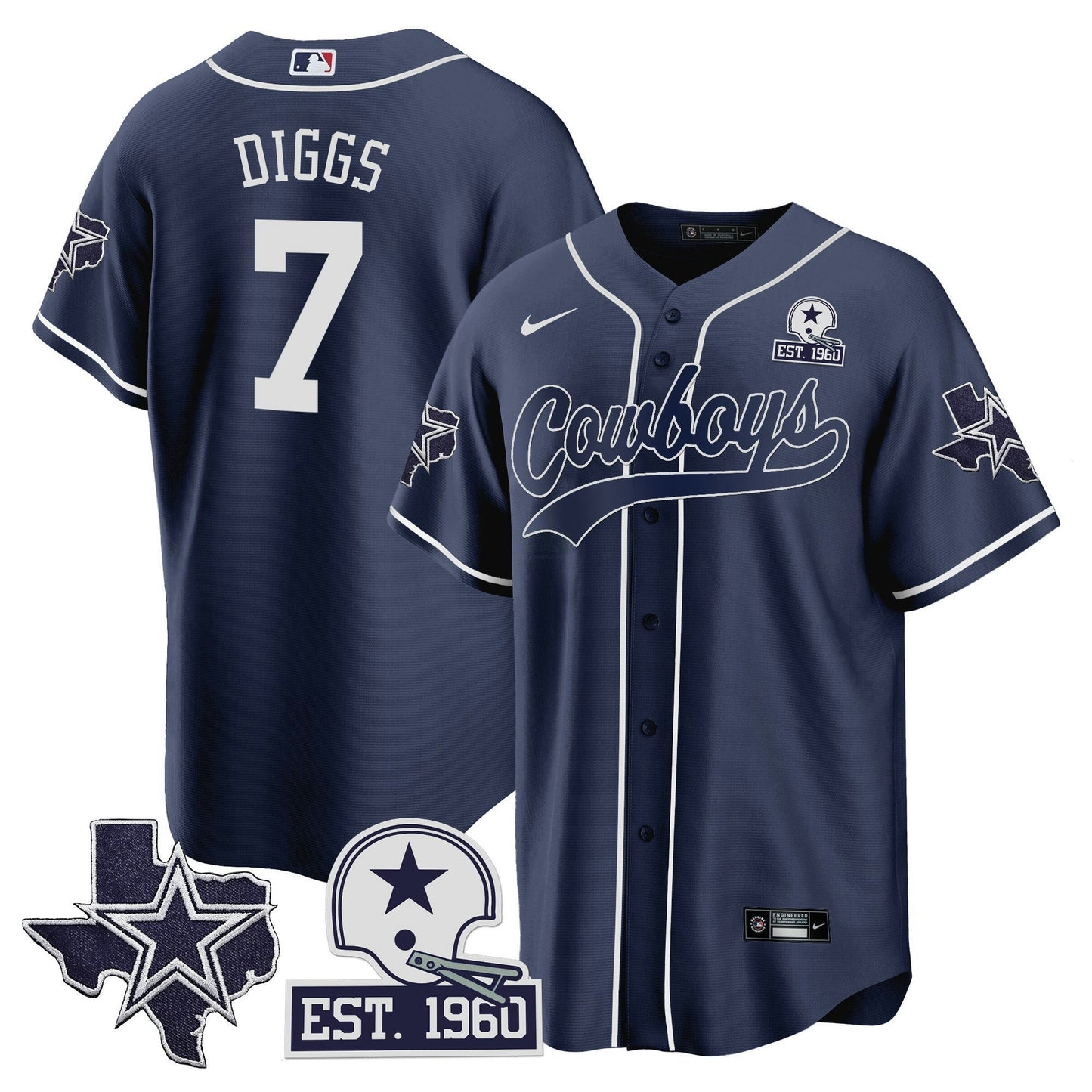 Camisa NFL Men’s Texas Patch Jersey