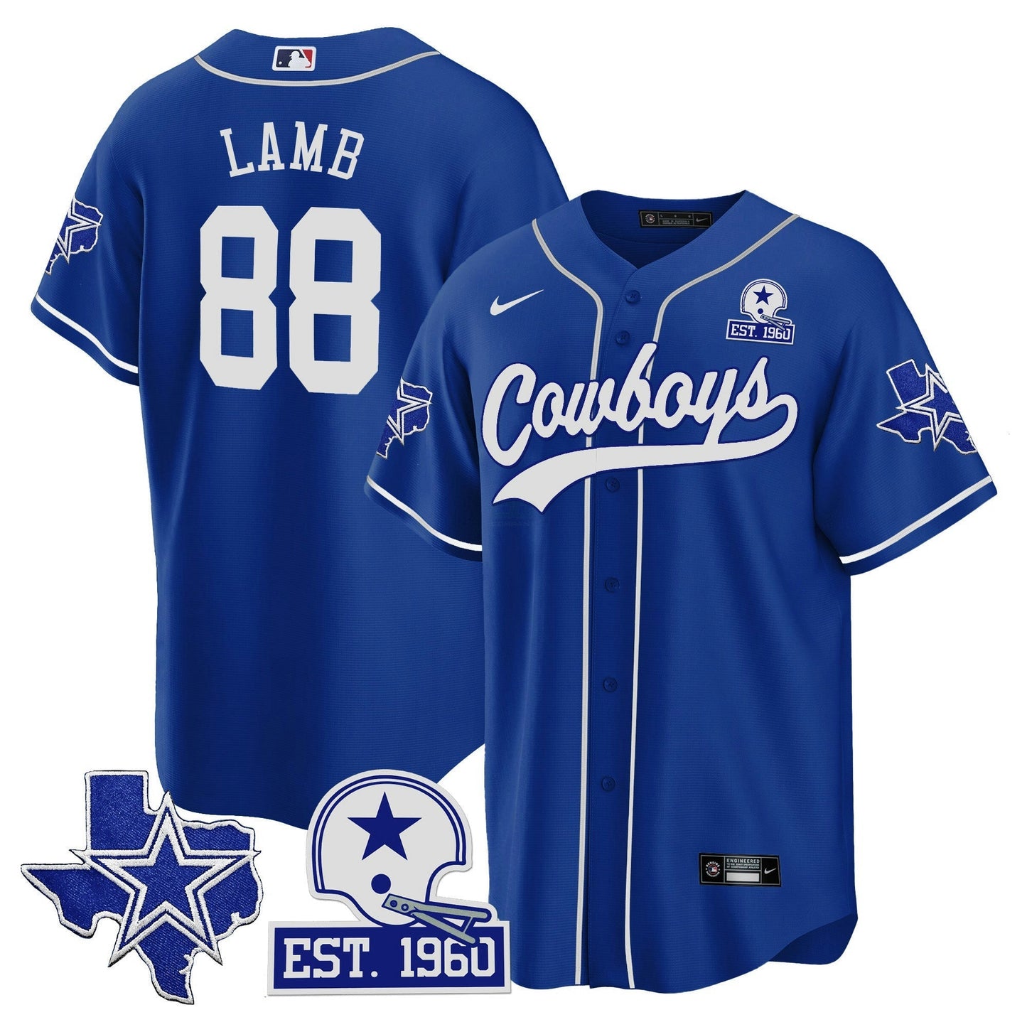 Camisa NFL Men’s Texas Patch Jersey