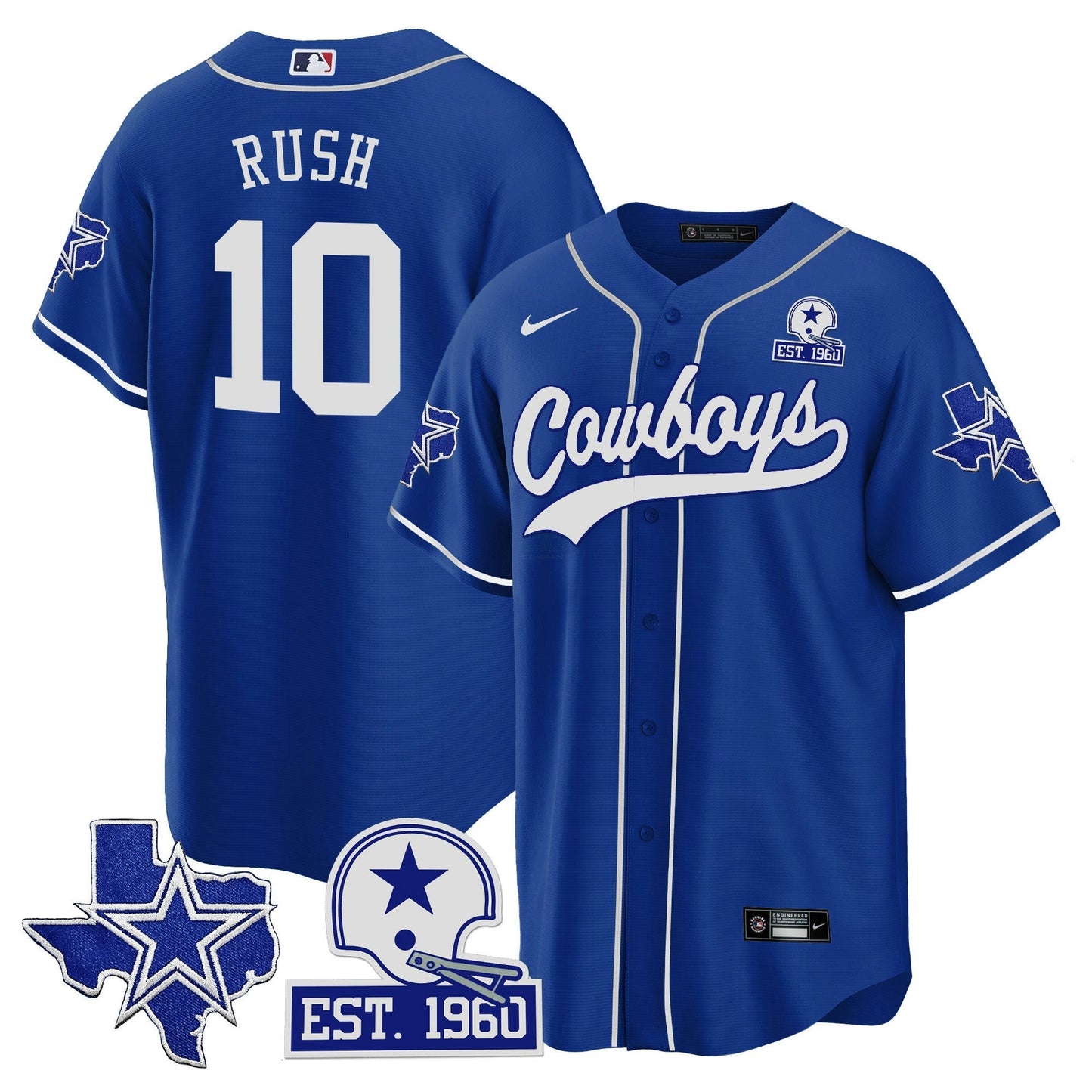 Camisa NFL Men’s Texas Patch Jersey