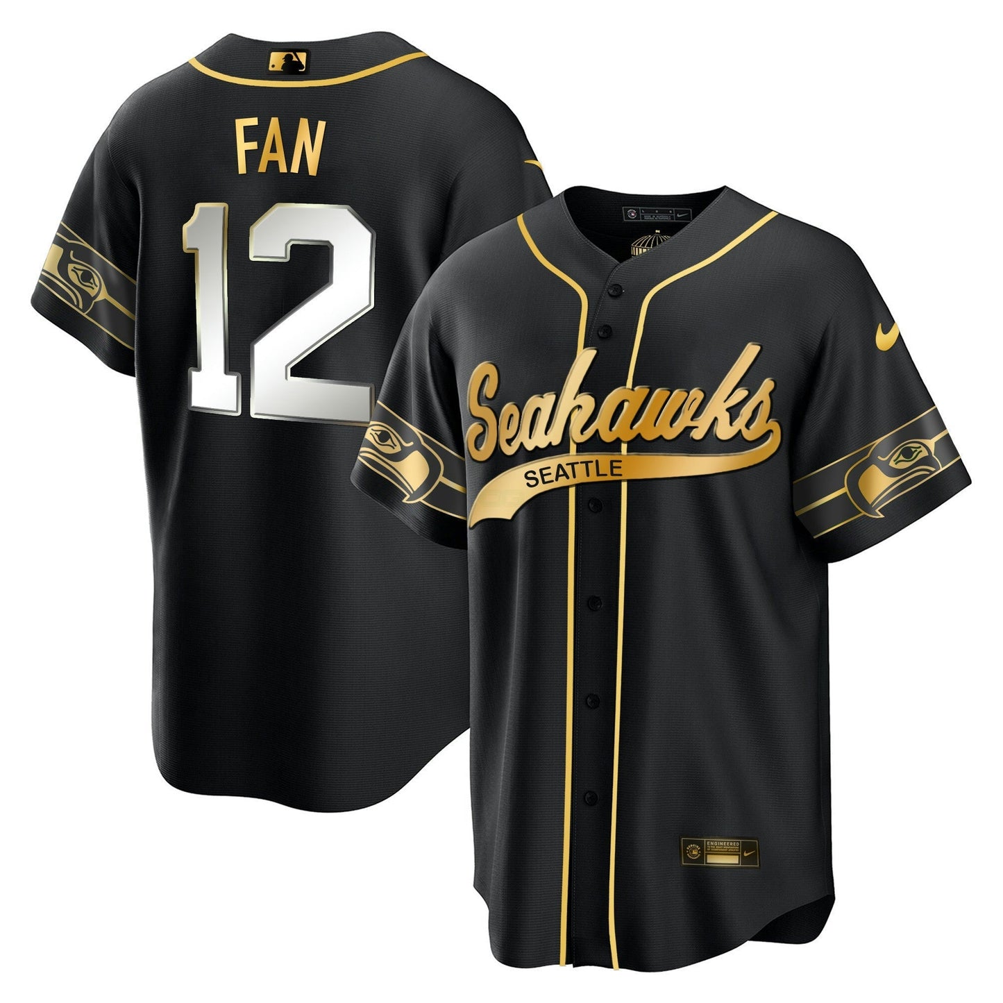 Camisa NFL Men’s Throwback & Dourada Cool Base Jersey V2