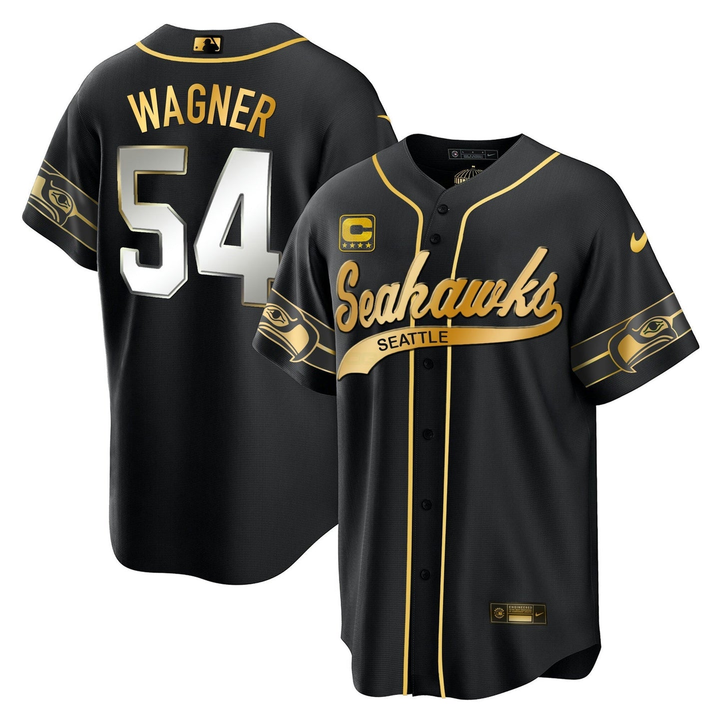 Camisa NFL Men’s Throwback & Dourada Cool Base Jersey V2