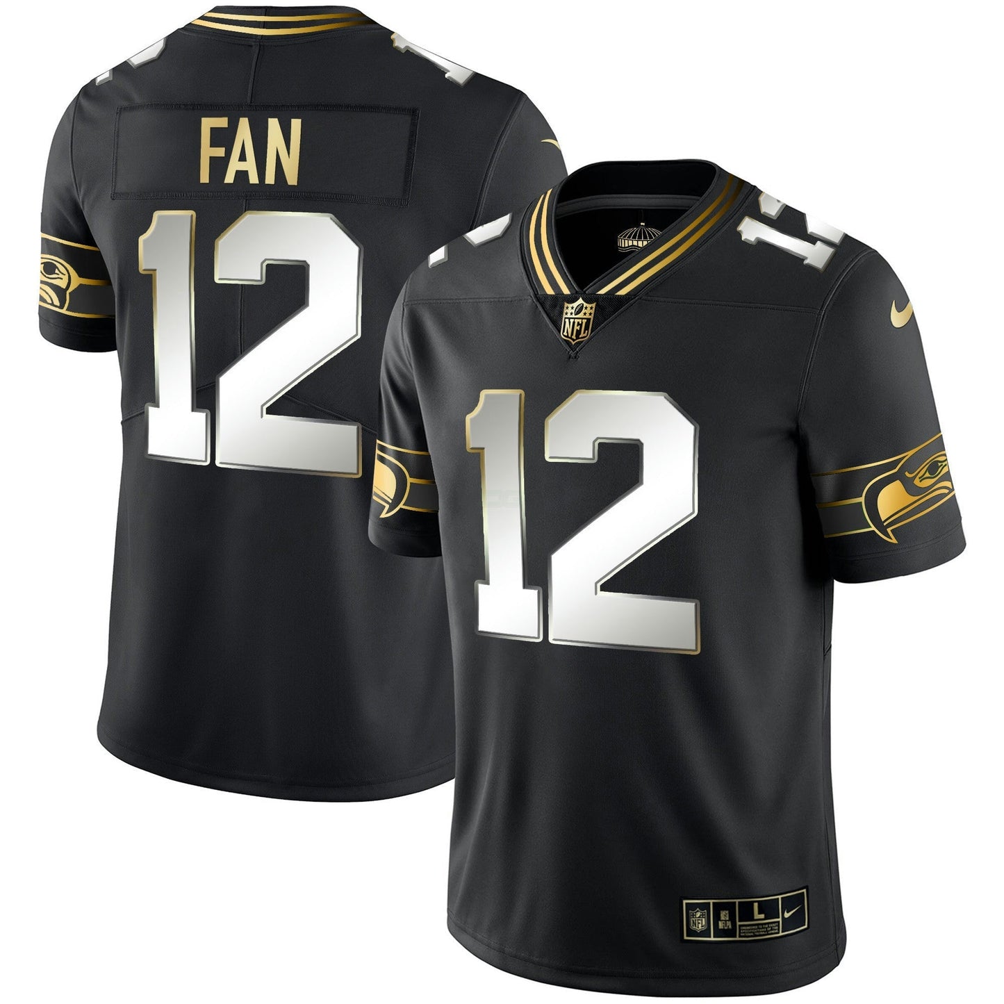 Camisa NFL Men’s Throwback & Dourada Jersey V2