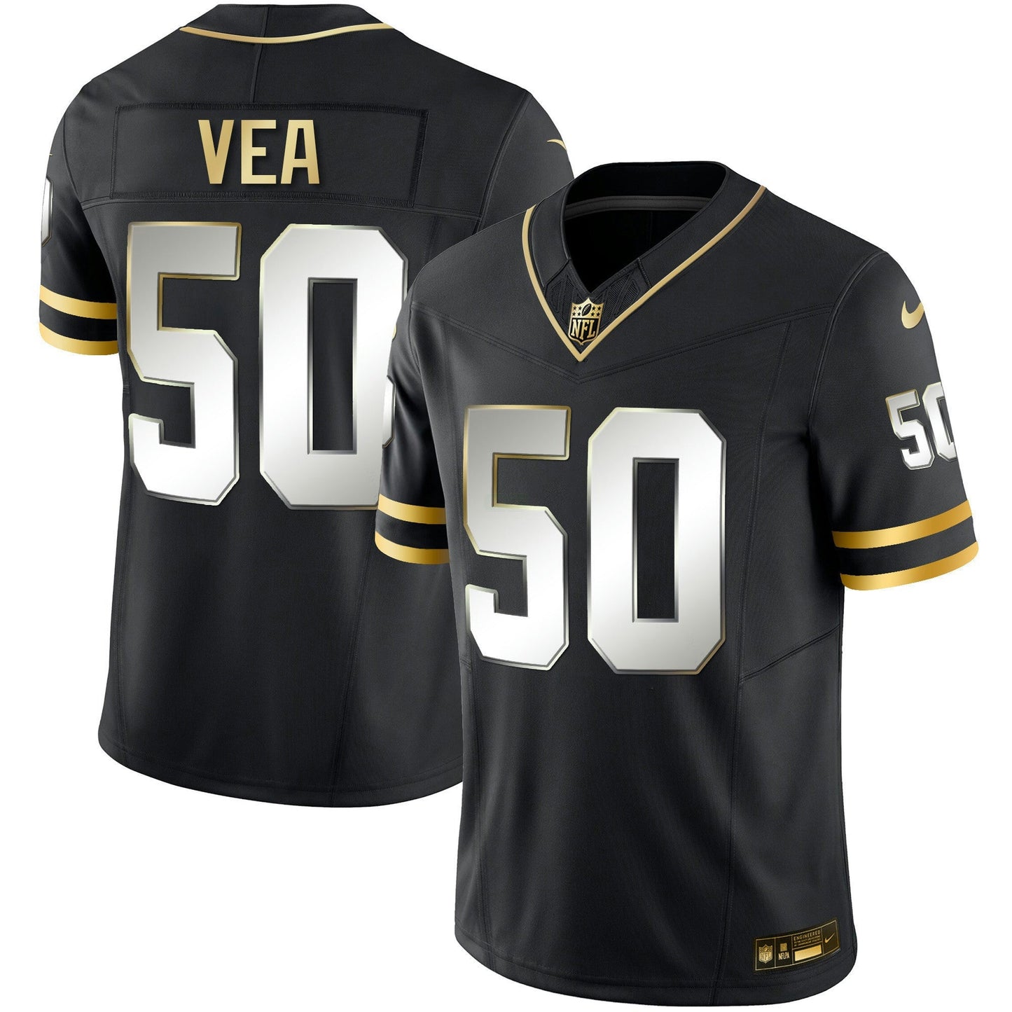 Camisa NFL Men’s Throwback & Dourada Limited Jersey