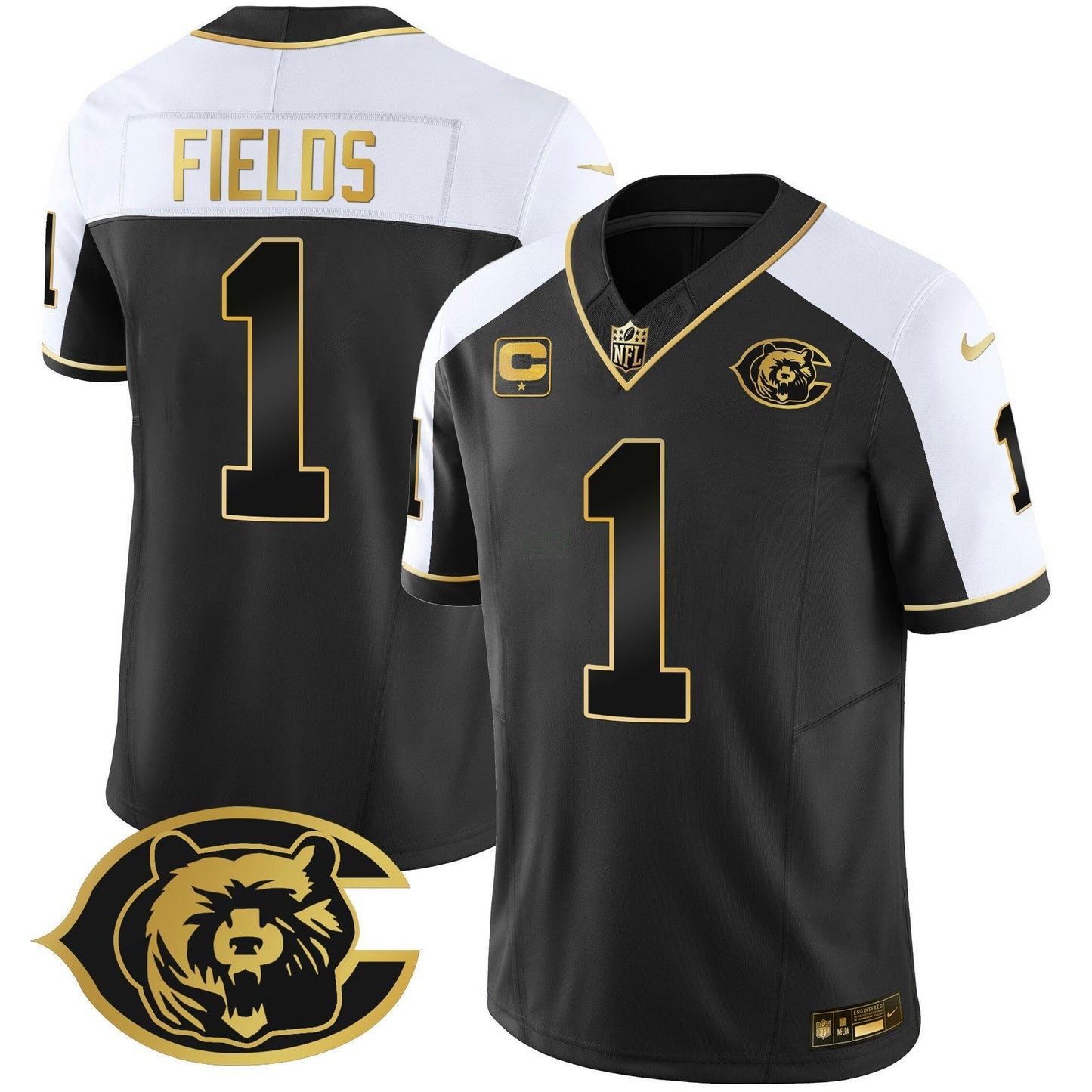 Camisa NFL Men’s Throwback Dourada Vapor Jersey