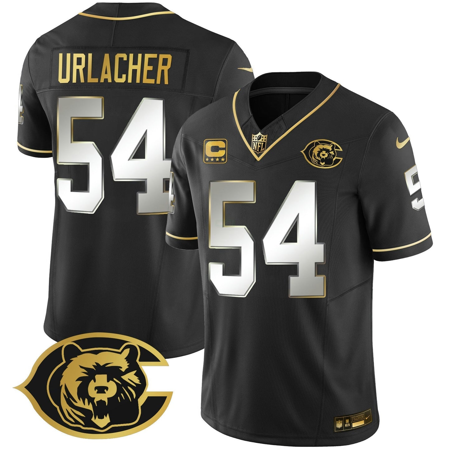 Camisa NFL Men’s Throwback Dourada Vapor Jersey