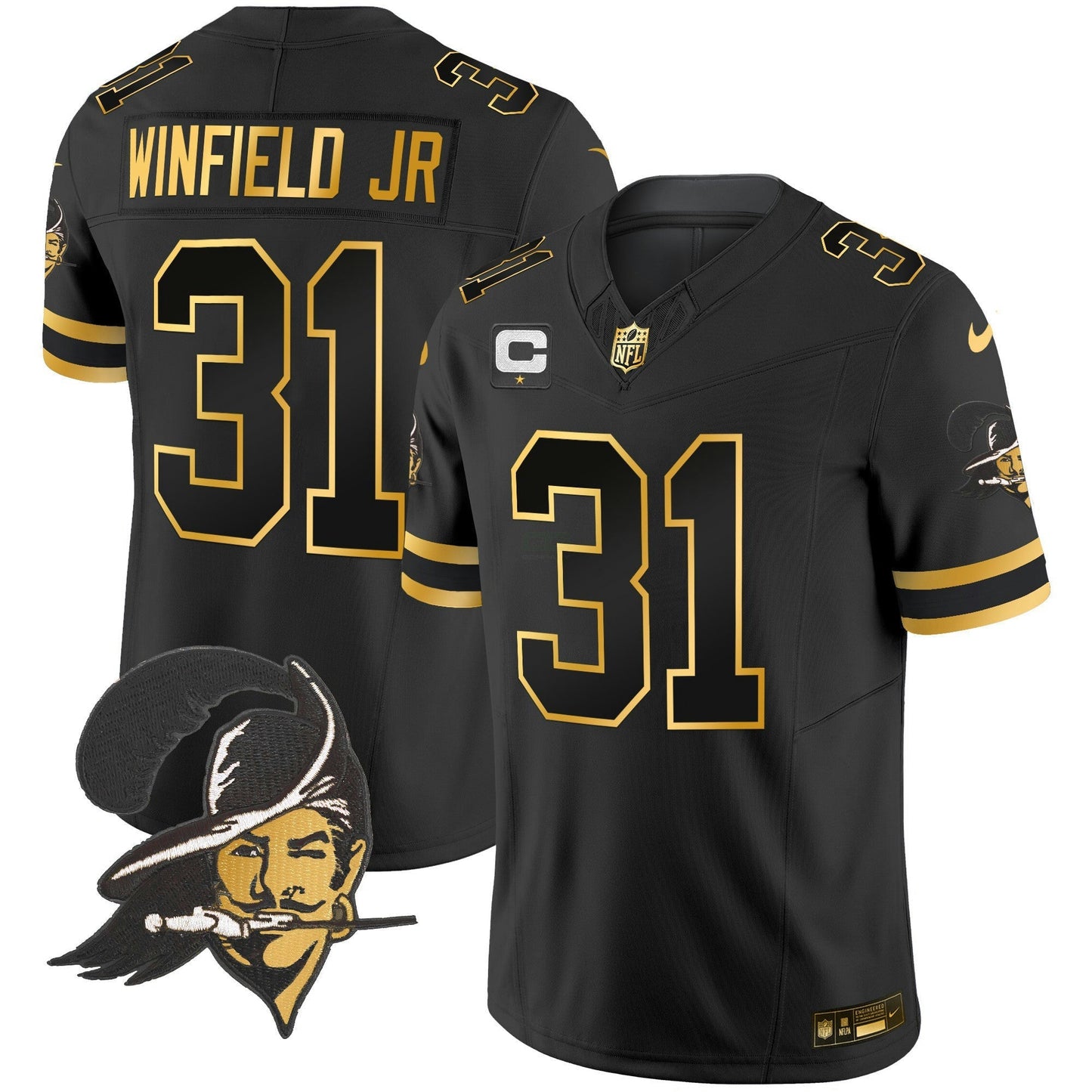 Camisa NFL Men’s Throwback Dourada Vapor Limited Jersey