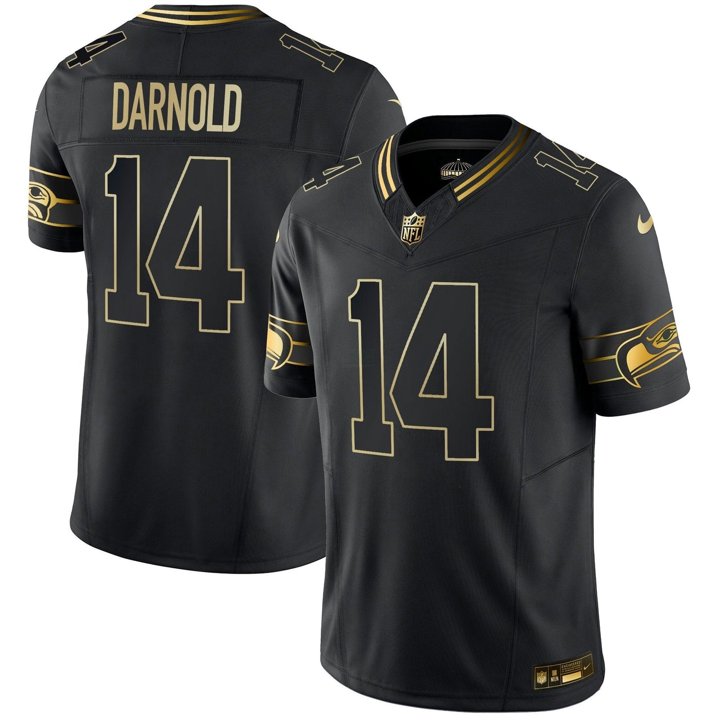 Camisa NFL Men’s Throwback & Dourada Vapor Limited Jersey