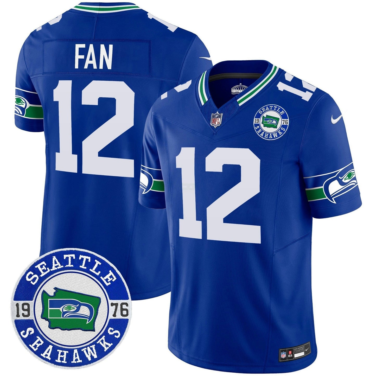 Camisa NFL Men’s Throwback Est. 1976 Patch Vapor Limited Jersey
