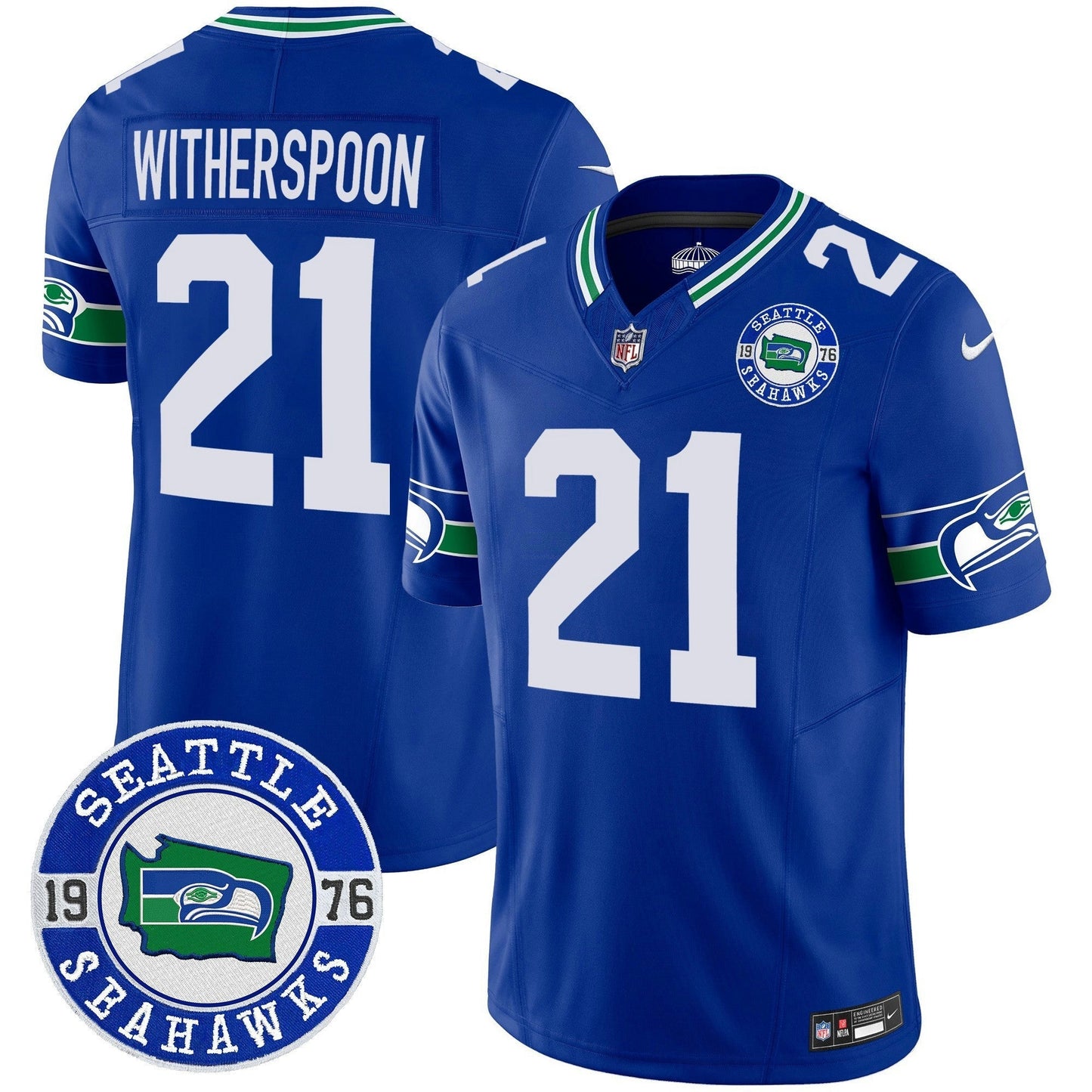 Camisa NFL Men’s Throwback Est. 1976 Patch Vapor Limited Jersey