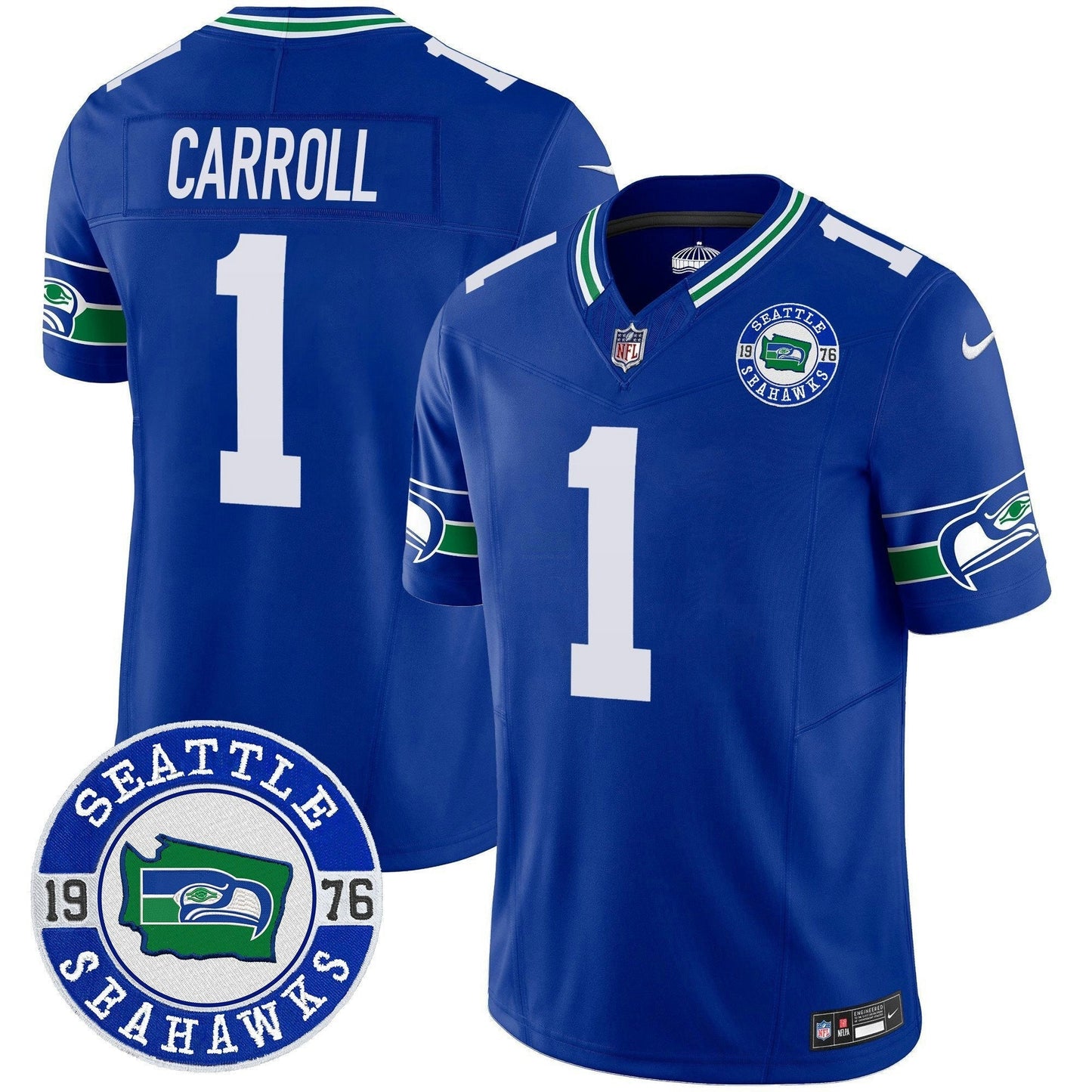 Camisa NFL Men’s Throwback Est. 1976 Patch Vapor Limited Jersey