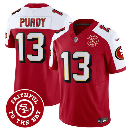 Camisa NFL Men’s Throwback Faithful To The Bay Patch Vapor Limited Jersey