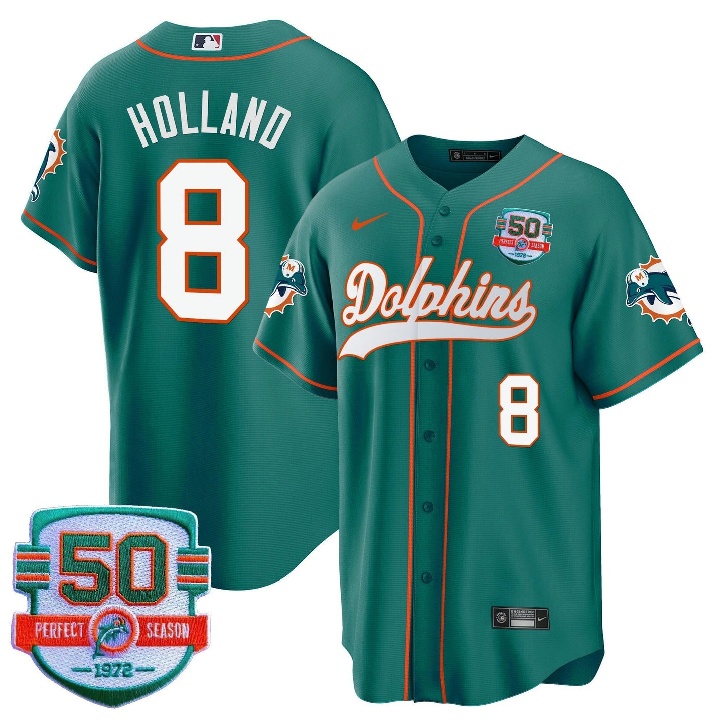 Camisa NFL Miami Dolphins Men’s Throwback Jersey