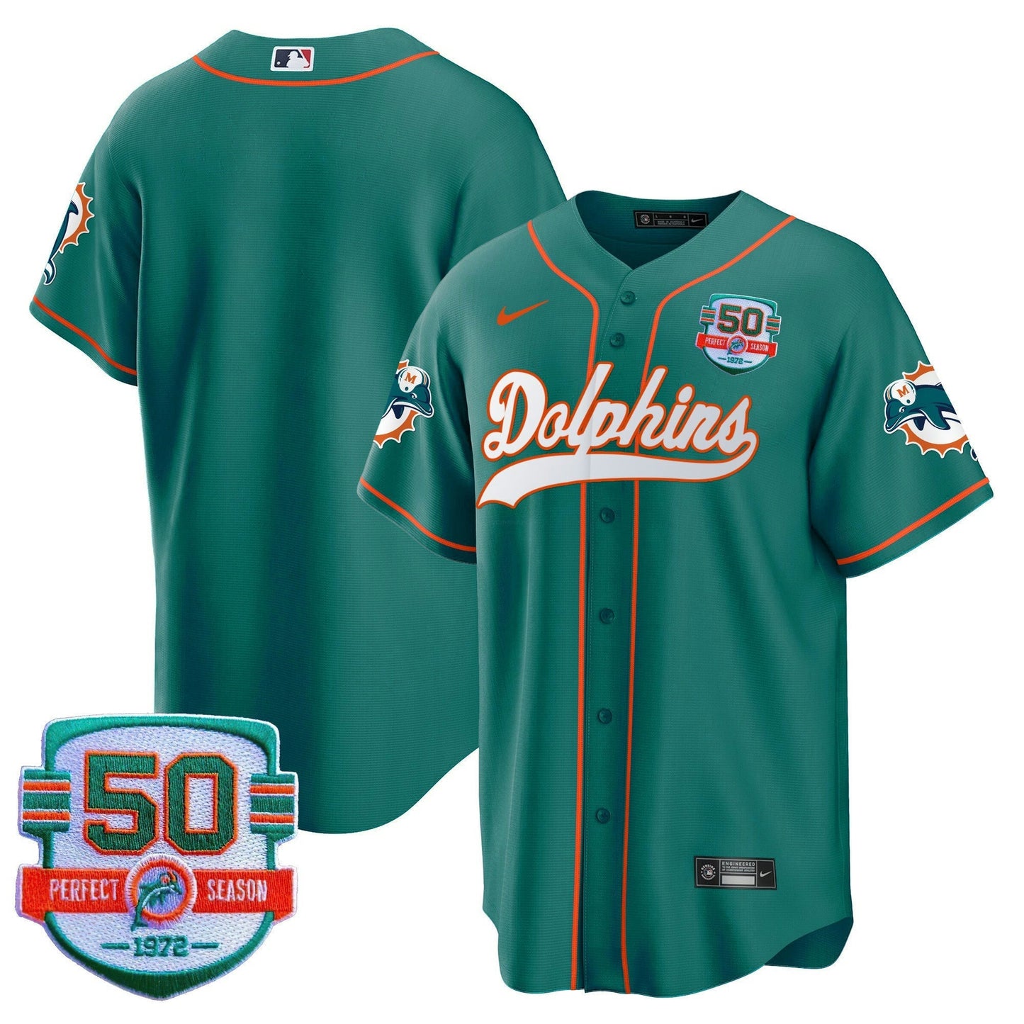 Camisa NFL Miami Dolphins Men’s Throwback Jersey