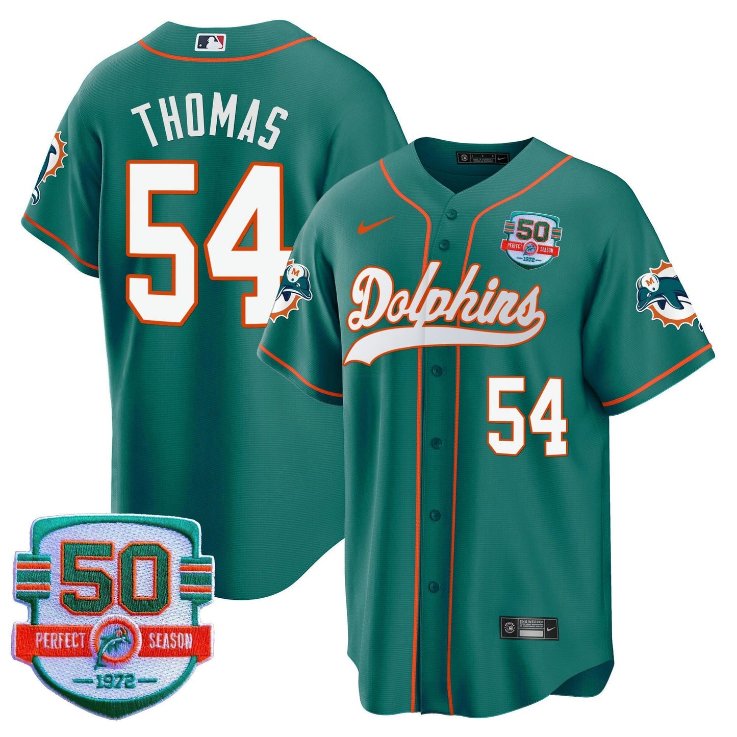 Camisa NFL Miami Dolphins Men’s Throwback Jersey
