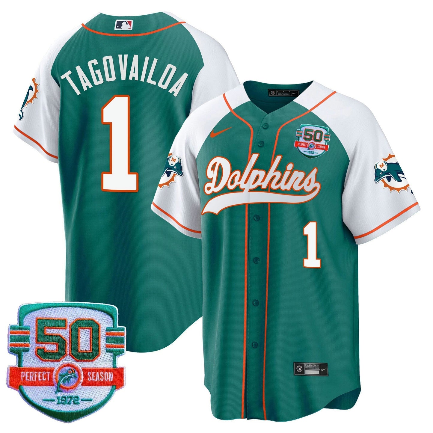 Camisa NFL Miami Dolphins Men’s Throwback Jersey