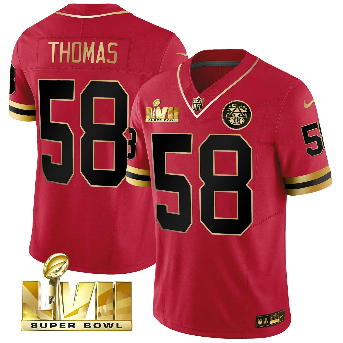 Camisa NFL Kansas City Chiefs Men’s Throwback Limited Vapor Jersey