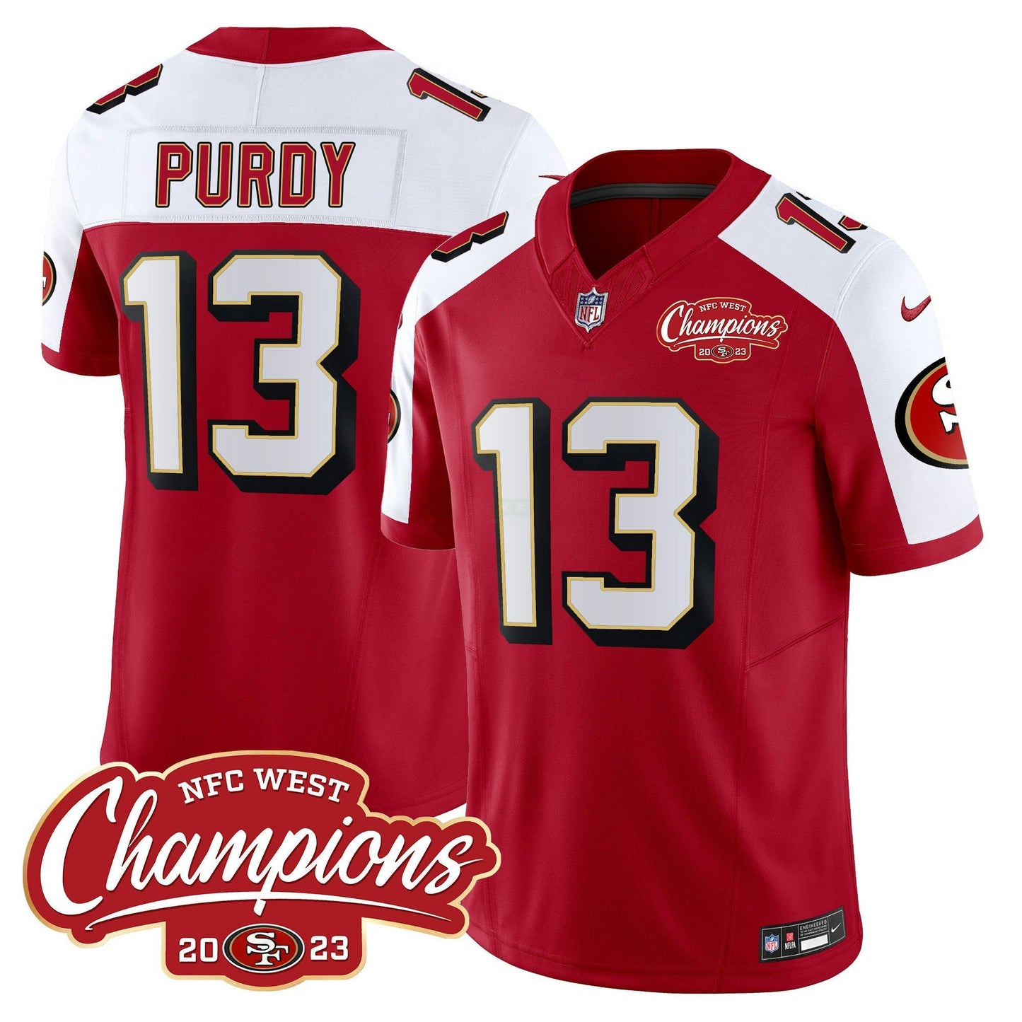 Camisa NFL Men’s Throwback NFC West Champions Patch Vapor Jersey