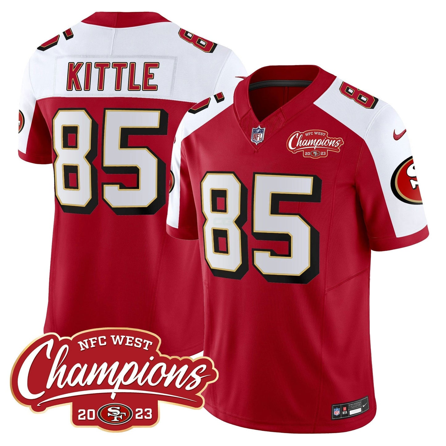 Camisa NFL Men’s Throwback NFC West Champions Patch Vapor Jersey