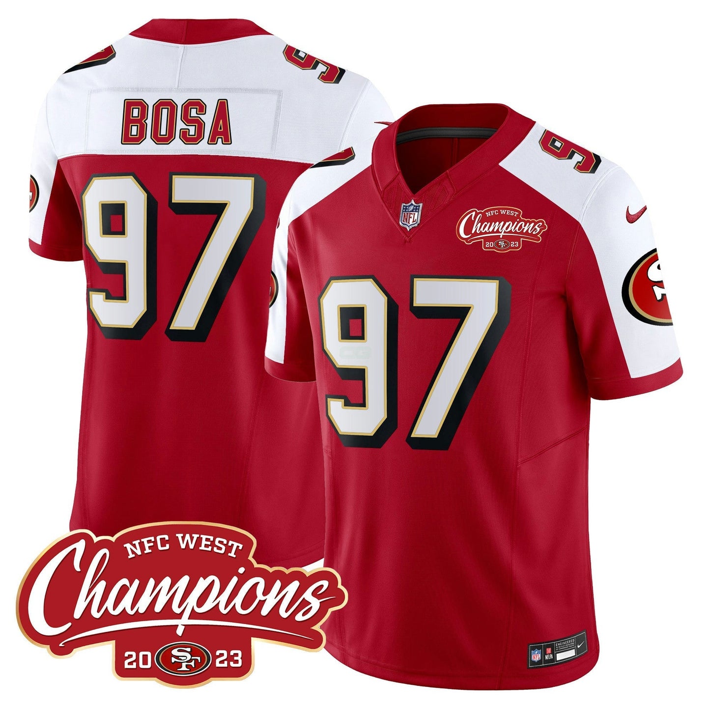 Camisa NFL Men’s Throwback NFC West Champions Patch Vapor Jersey