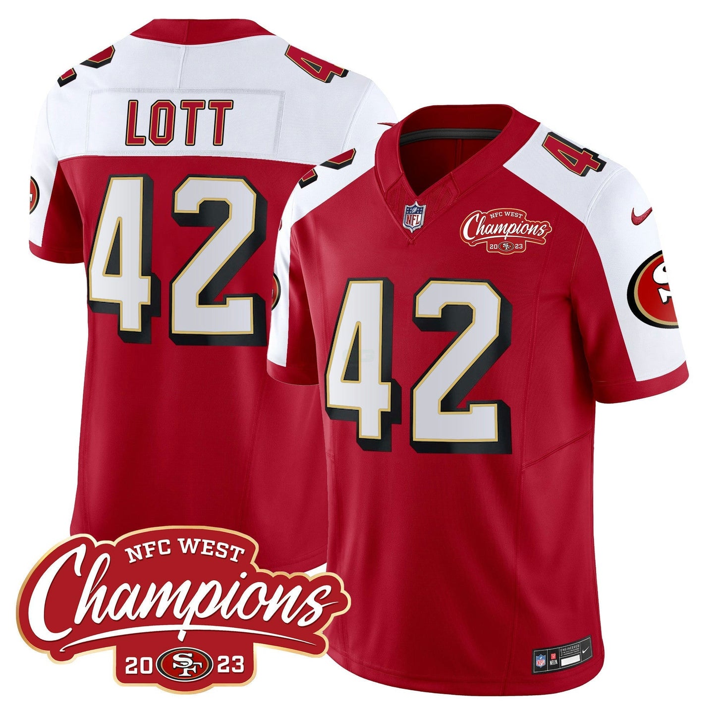 Camisa NFL Men’s Throwback NFC West Champions Patch Vapor Jersey