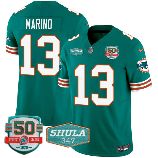 Camisa NFL Men’s Throwback Shula 347 Patch Vapor Jersey