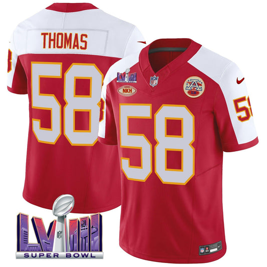 Camisa NFL Men’s Throwback Super Bowl LVIII Vapor Jersey