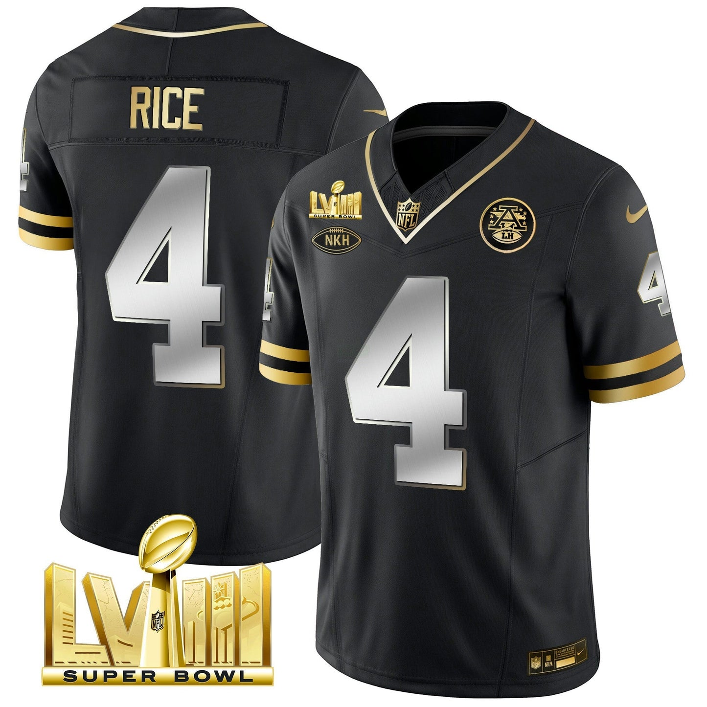 Camisa NFL Men’s Throwback Super Bowl LVIII Vapor Jersey