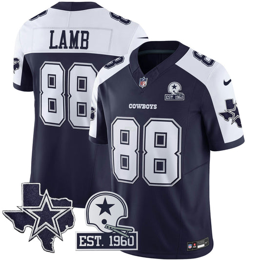 Camisa NFL Men’s Throwback Texas Patch Vapor Limited Jersey