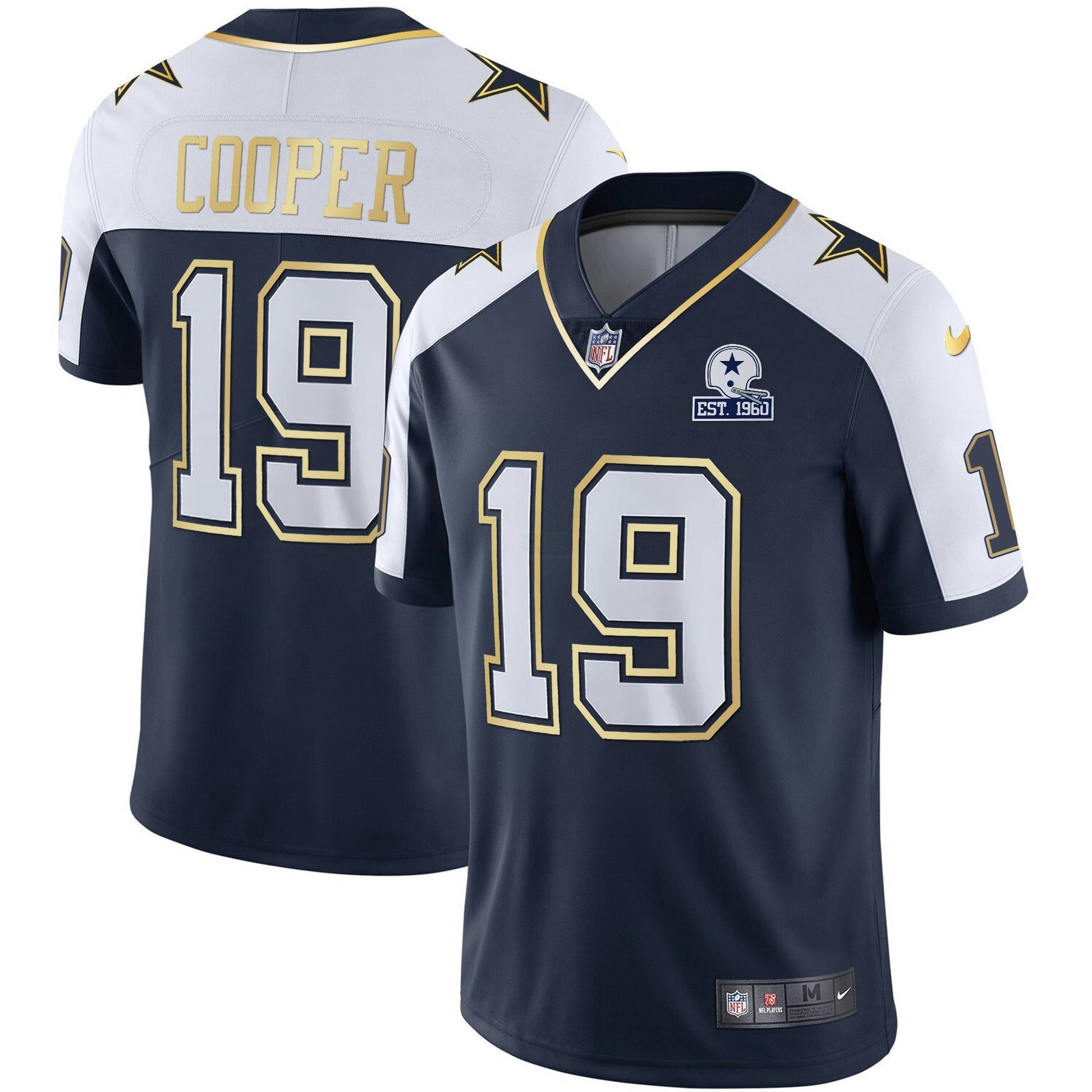 Camisa NFL Dallas Cowboys Men’s Vapor Dourada Jersey