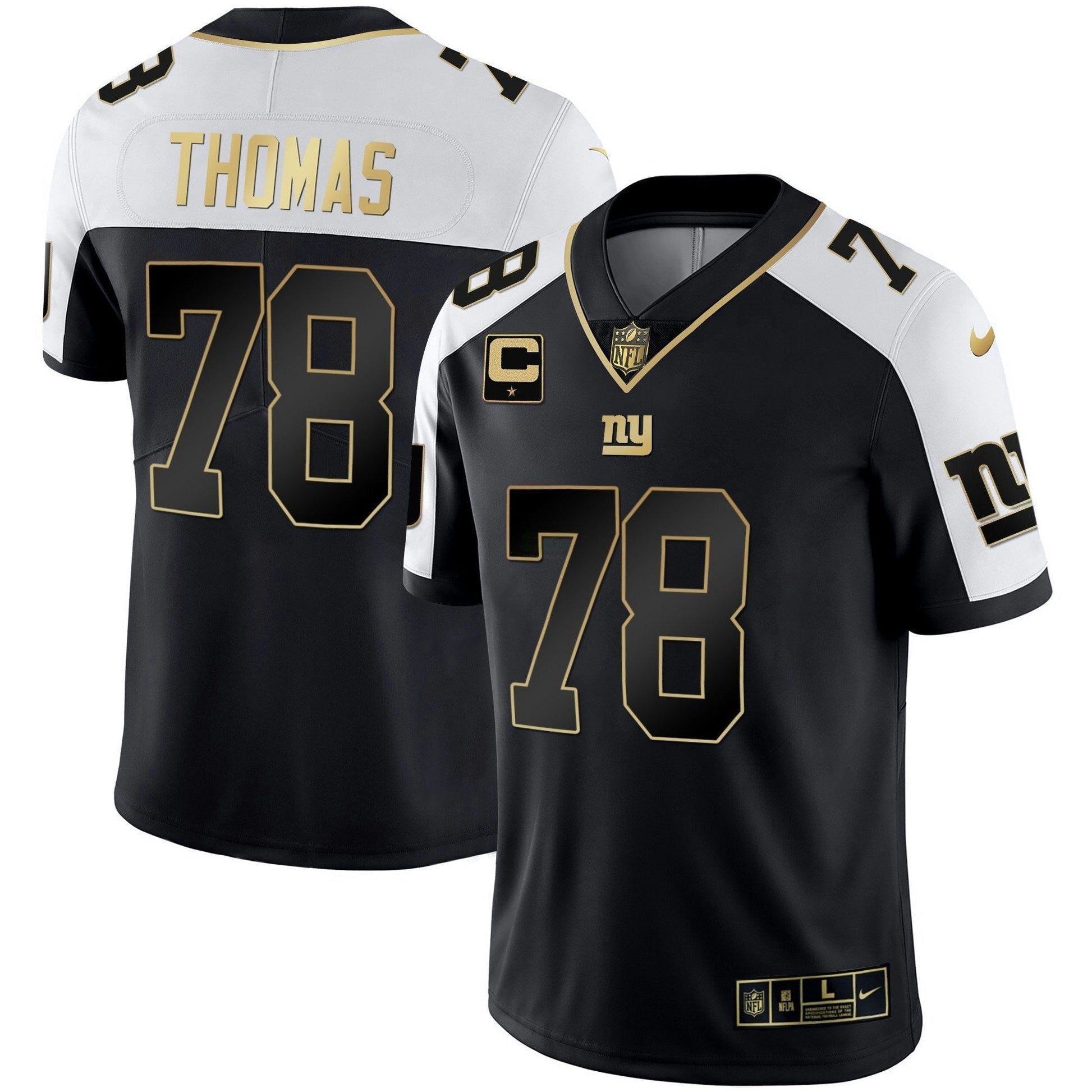 Camisa NFL New York Giants Men’s Vapor Dourada Jersey