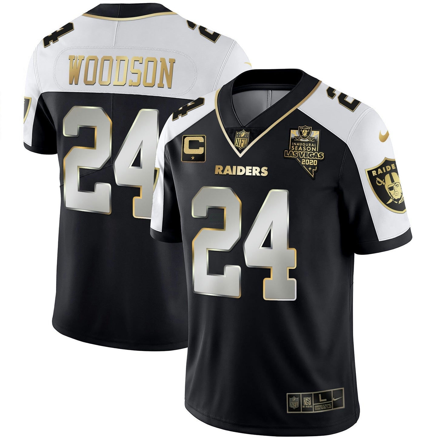 Camisa NFL Las Vegas Raiders Men’s Vapor Dourada Jersey