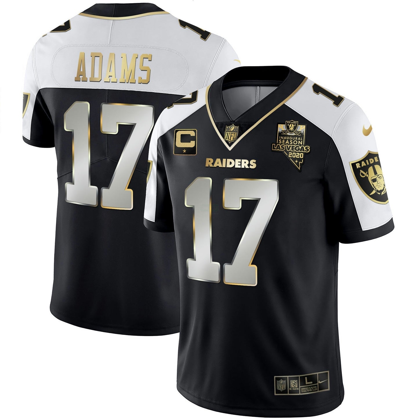 Camisa NFL Las Vegas Raiders Men’s Vapor Dourada Jersey