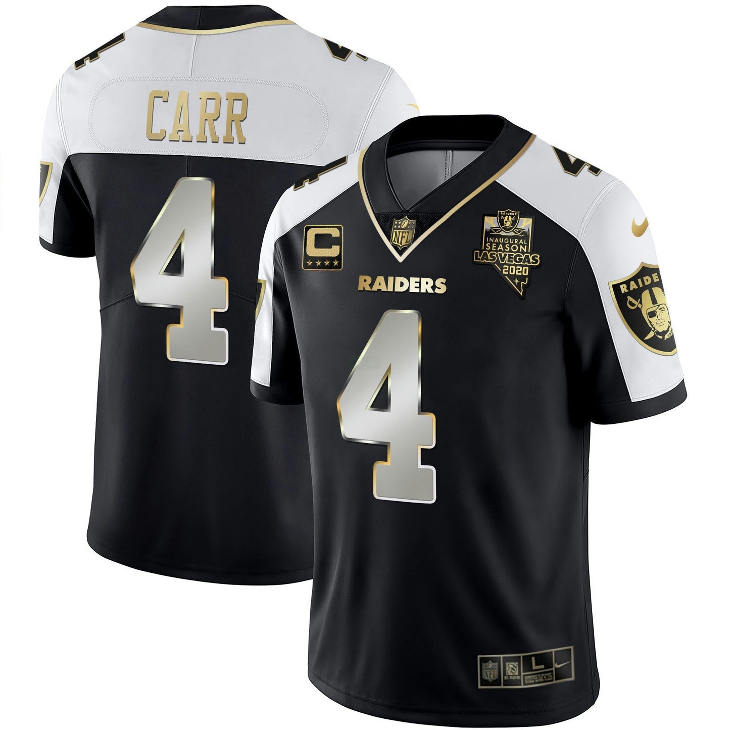 Camisa NFL Las Vegas Raiders Men’s Vapor Dourada Jersey
