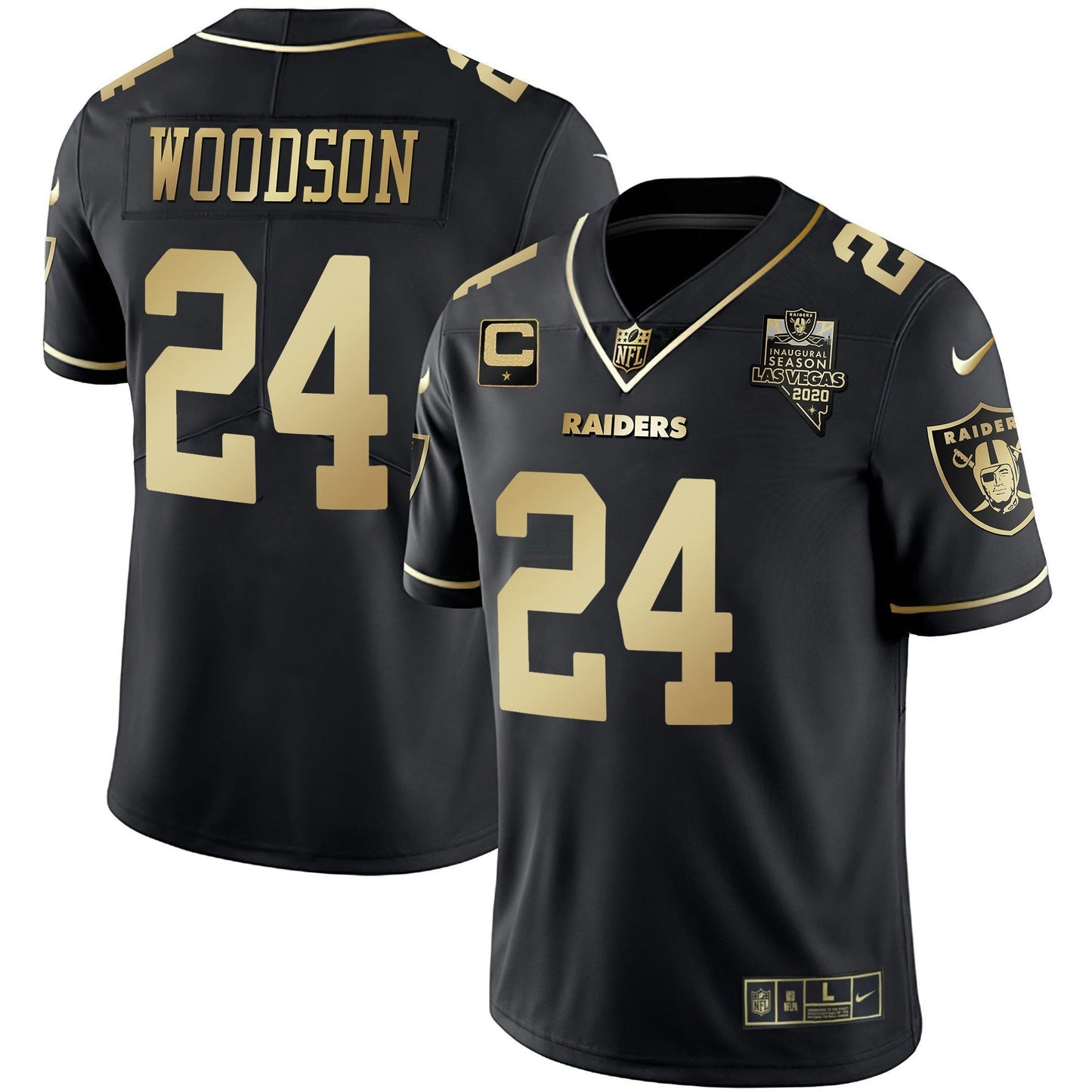 Camisa NFL Las Vegas Raiders Men’s Vapor Dourada Jersey