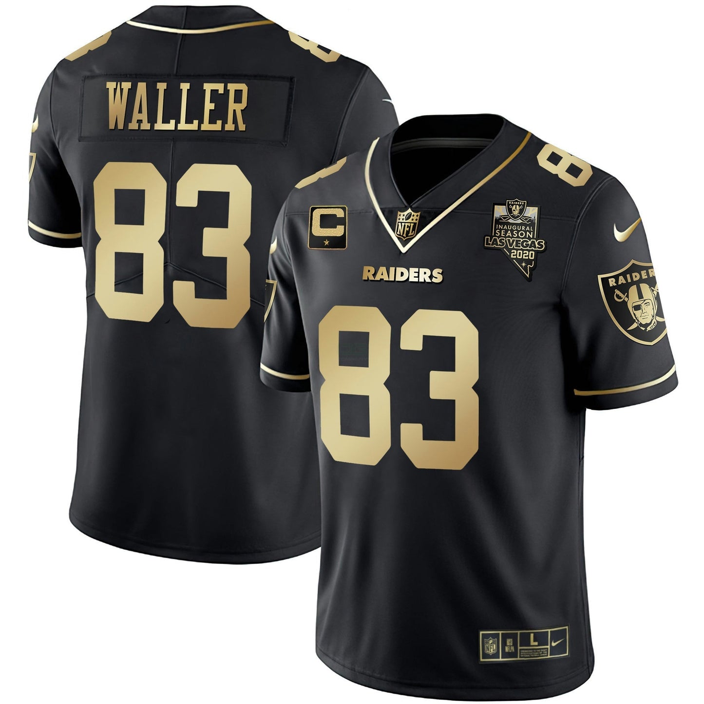 Camisa NFL Las Vegas Raiders Men’s Vapor Dourada Jersey