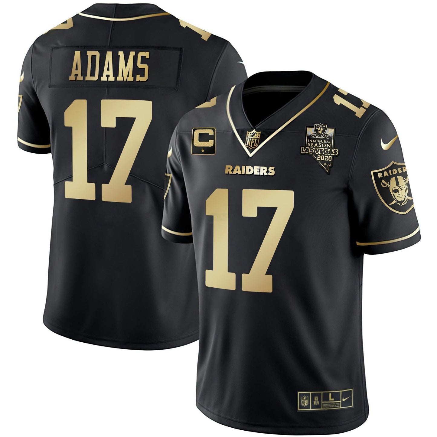 Camisa NFL Las Vegas Raiders Men’s Vapor Dourada Jersey