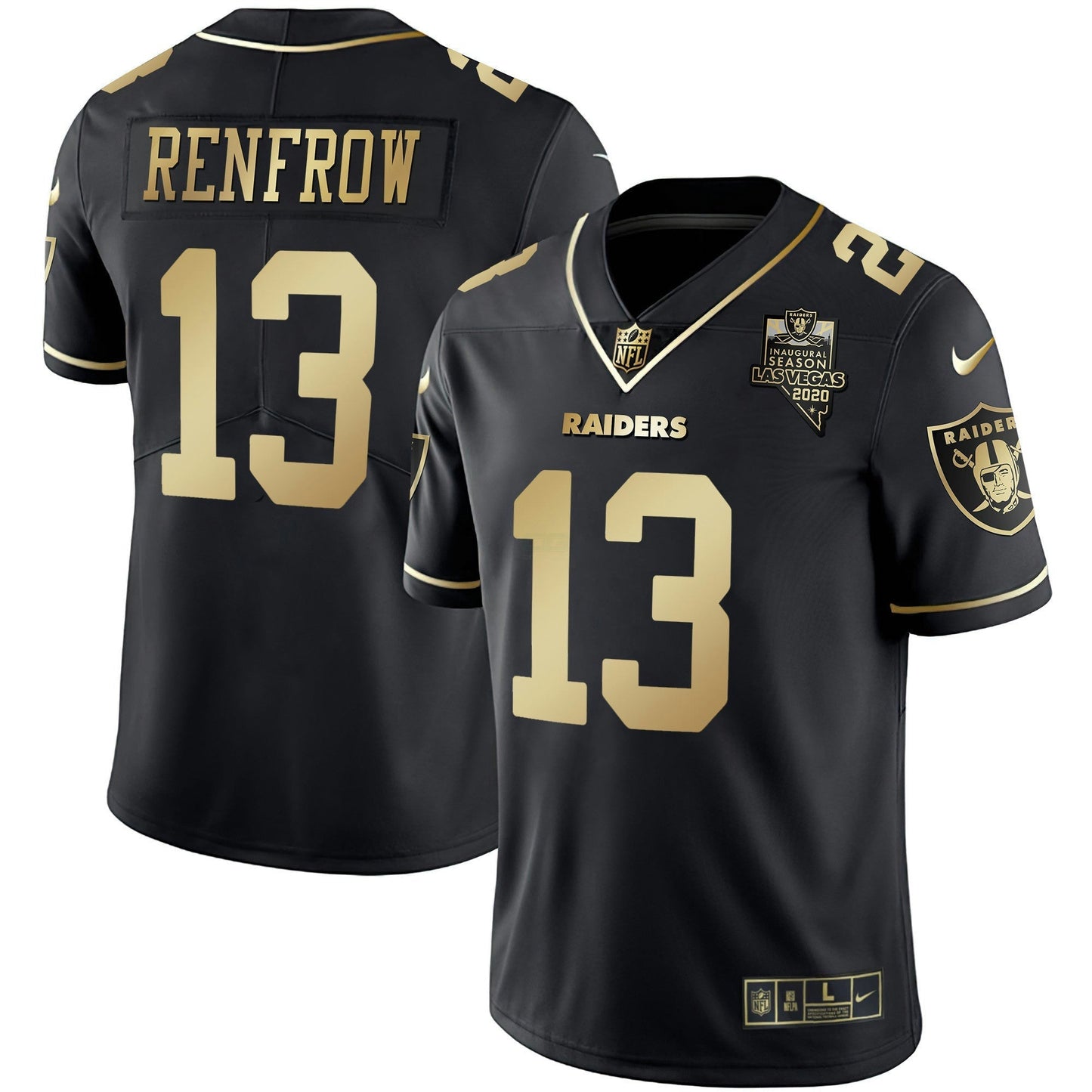 Camisa NFL Las Vegas Raiders Men’s Vapor Dourada Jersey
