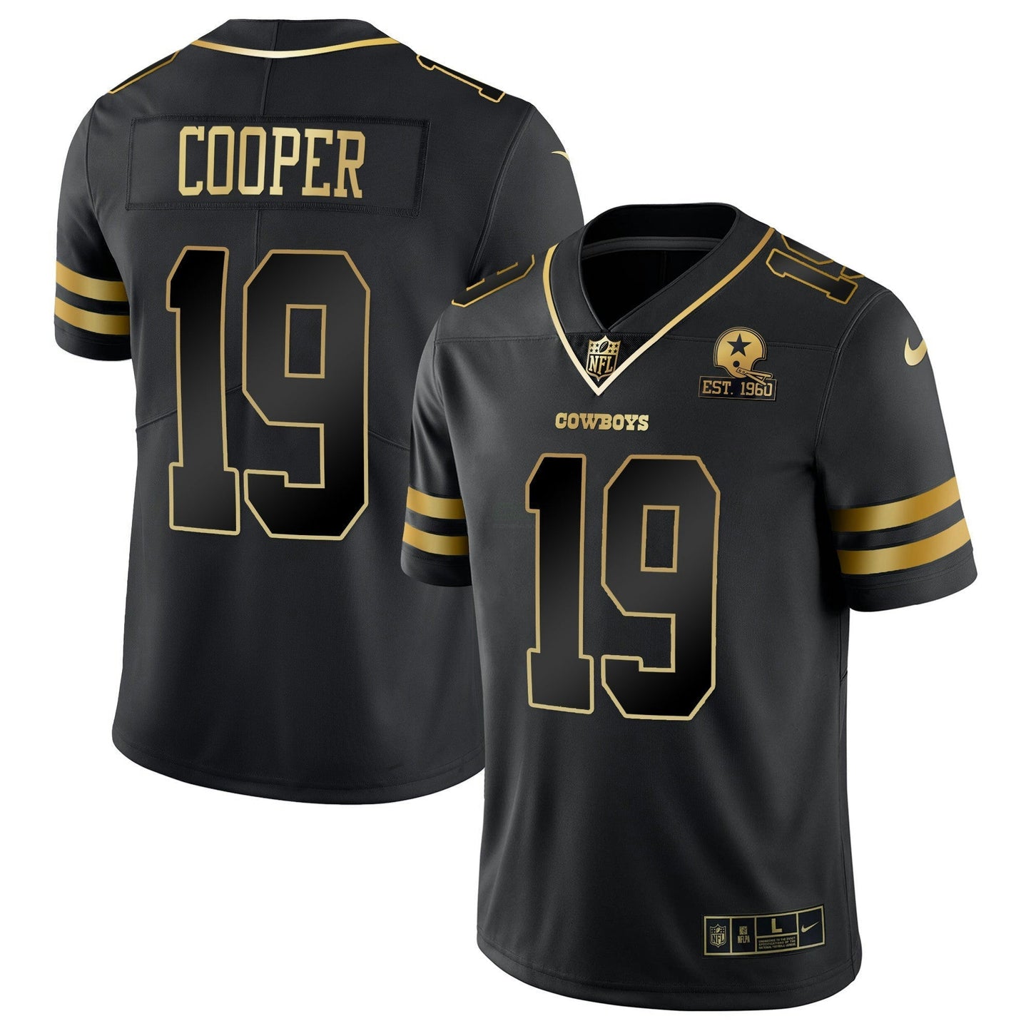 Camisa NFL Dallas Cowboys Men’s Vapor Dourada Jersey