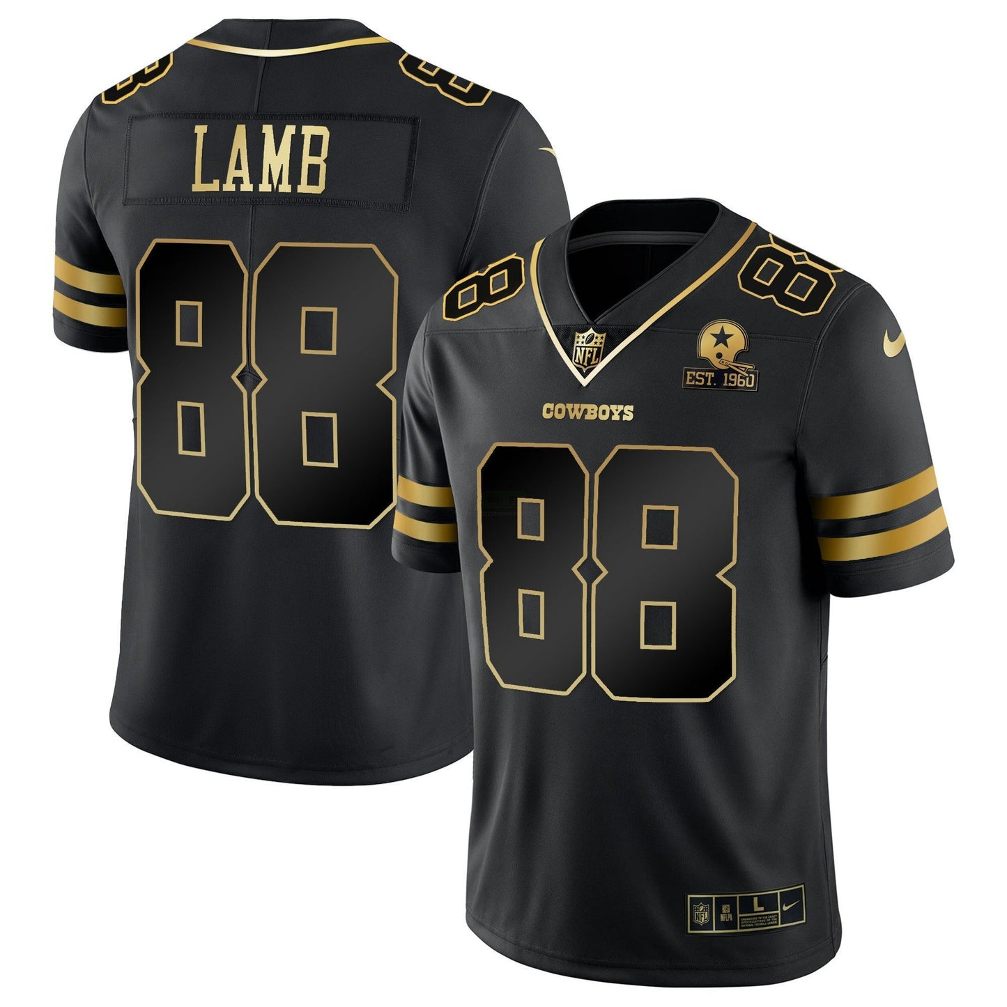 Camisa NFL Dallas Cowboys Men’s Vapor Dourada Jersey