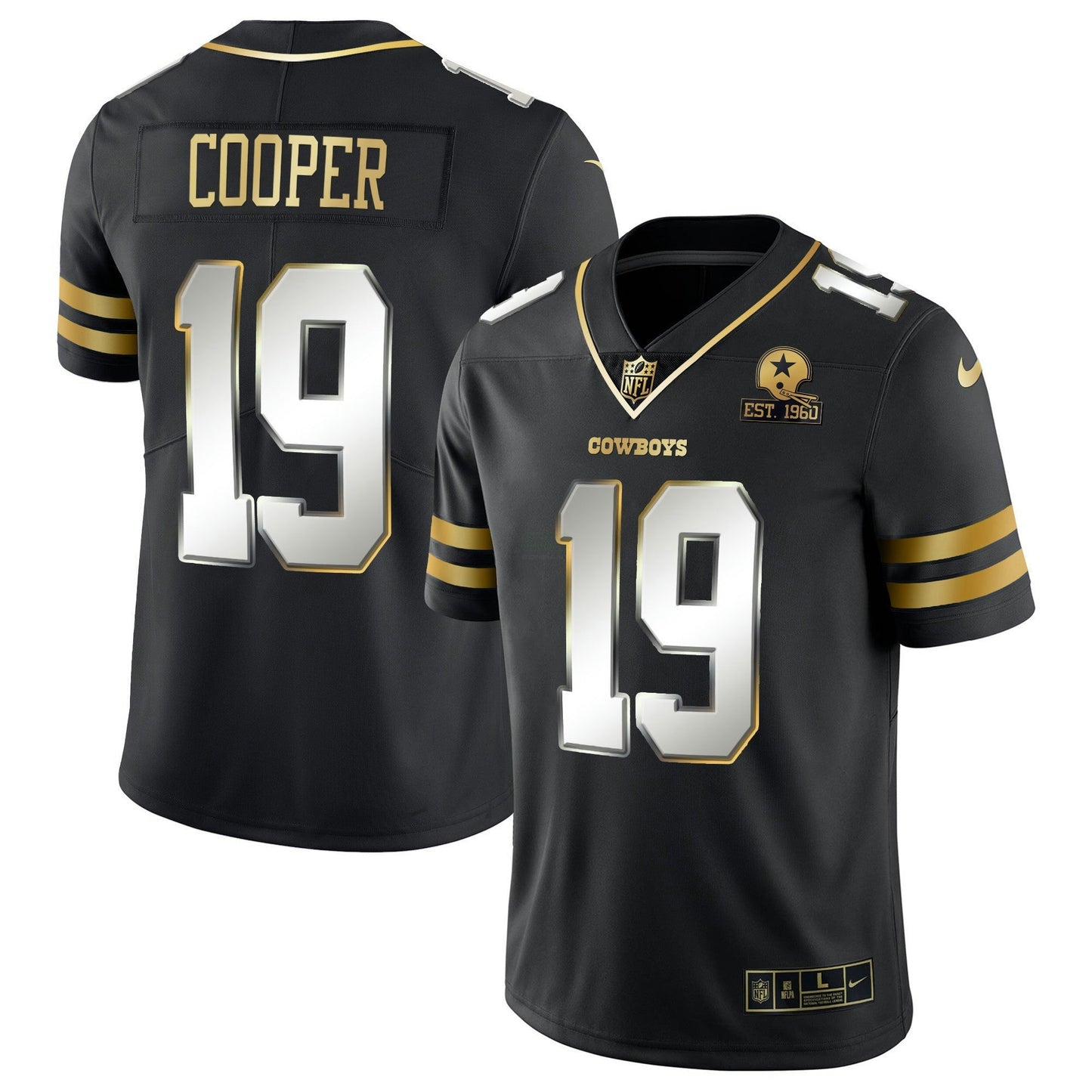 Camisa NFL Dallas Cowboys Men’s Vapor Dourada Jersey